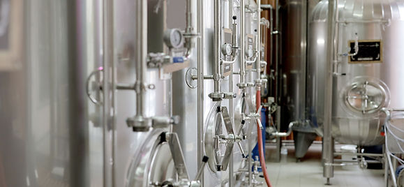 Modern Beer Brewery