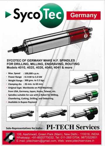  SYCO TEC SPINDLES