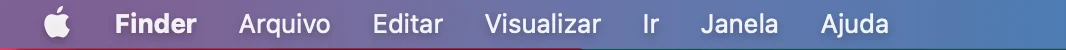 Menu Ir no macOS