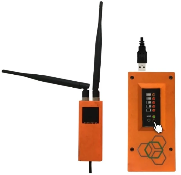 Ligando a antena USB no SkyHub