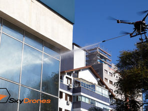 SkyDrones lança equipamento para lavagem de alta pressão