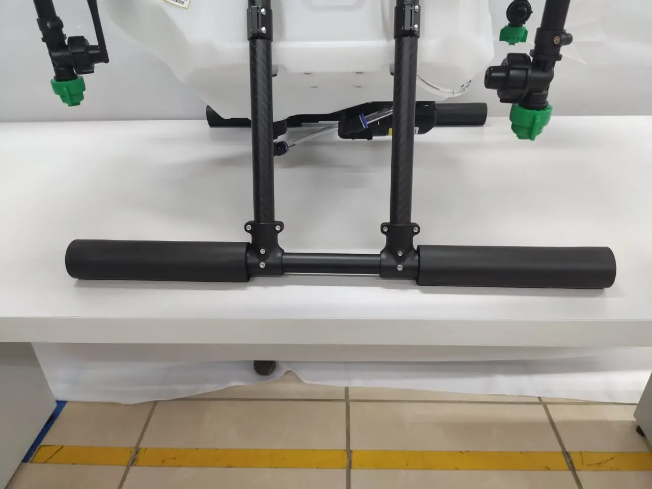 O Ski do trem de pouso é a base do drone