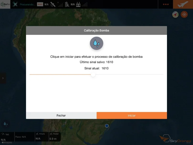Calibração bomba