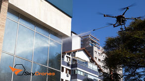 SkyDrones lança equipamento para lavagem de alta pressão