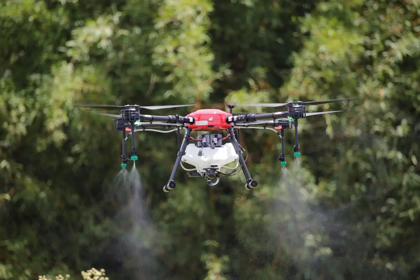 Pelicano TF10L (modelo 2021 quadri) realizando aplicações