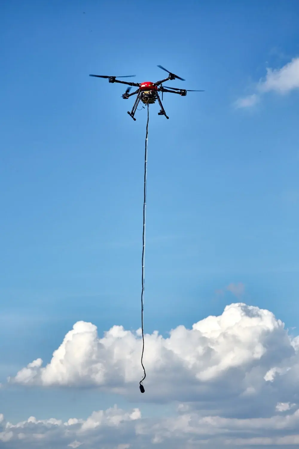 Hasadrone com magnetômetro pendular